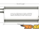  Magnaflow 5in.x8in,   2.25in.,   2.25in,  ( 24")