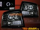    Ford F350 92-96 ONE HALO PROJECTOR BLACK 