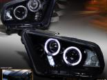    Ford Mustang 05-13 Halo Projector Titanium Pearl Black