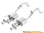 Borla S Type Rear Section Exhaust with 4.25inch Dual Round Tips Chevrolet Corvette C7 6.2L 14-15