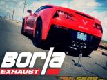 Borla ATAK Rear Section Exhaust with 4.25inch Dual Round Tips Chevrolet Corvette C7 6.2L 14-15