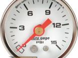 AutoMeter 1-1/2"Pressure, 0-15 Psi, () [ATM-2175]