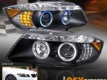    BMW E90 2005-08 RADIANT HALO Projector ׸