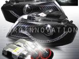    Audi A3 06-09 Euro Devil Eye DRL Projector 6000K Xenon HID ׸