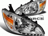 Передние фонари на HONDA CIVIC 2004-2005  R8 DRL PROJECTOR Хром  