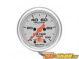 Autometer Ultralite 2 1/16" 0-100 PSI Electric Water Pressure  w/ Peak Warn