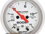 AutoMeter 2" Boost-Vac, 30 In. Hg/15 Psi [ATM-4376]