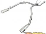 aFe Power MACH Force Xp 2.5inch DPF Back  Steel  System with Polished Tips Dodge RAM 1500 EcoDiesel V6-3.0L 14+