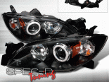    Mazda 3 04-07 Halo Projector CCFL Black : Spec-D