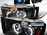    Dodge Ram 02-05 Halo Projector ׸ V2: Spec-D