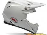 Bell Racing Moto-9 Carbon Solid White Helmet 55-56 | SM