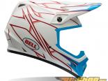Bell Racing MX-9 Pinned White Helmet 54-55 | XS
