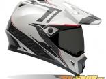 Bell Racing MX-9 Adventure Barricade White Helmet 60-61 | XL
