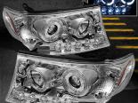    TOYOTA LAND CRUISER 08-10 DUAL HALO PROJECTOR  CLEAR 