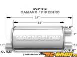   Magnaflow 5in.x8in, Camaro/Firebird V8,   3in.,    2.5in,  ( 24")