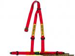 Sabelt Clubman Harness 3-Point|Adjustable Shoulder Bracket|Fixed Lap Bracket|Red