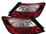 Задние фонари на Honda Civic 06-08 Красный: Spyder