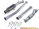 AMS Performance Single Tip Turbo Back  System with Test Pipe Mitsubishi Evolution X 08-14