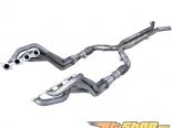 American Racing Long System 1-3/4 Inch x 3 Inch Headers 3 Inch X-Pipe without Cats Ford Mustang GT 2015
