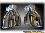 Milltek    Polished Oval Tips | RH Oval Tip Audi RS6 V8 Bi-Turbo 03-04