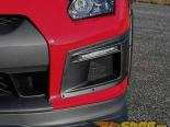 ChargeSpeed Matte Carbon Front Bumper Duct with LED | Turn Signal CFRP Nissan GTR R35 09-12
