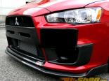 Advan Carbon Front Splitter for Charge Speed Front Bumper Mitsubishi EVO X 08-15