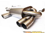 Status Gruppe SCZA  Muffler Section 3  Steel 3 Inch 76mm Double Wall Tips BMW E46 M3 01-06