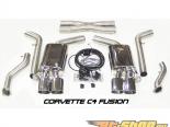 B&B  3inch C4 Fusion  System with 4.5inch Oval Tips Chevrolet Corvette ZR1 90-91
