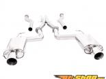 B&B 3inch  Exaust with X Pipe 4.25inch Single Round Double Wall Tips Cadillac CTS-V 09-15