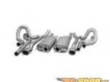 B&B 2.5inch Rear Exit Exhaust with 4.5inch Rolled Oval Tips Chevrolet Impala SS 95-96