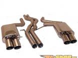 B&B Sport Catback Exhaust System with 3.5inch Twin Round Double Wall Tips Audi S4 Quattro 3.0L 09-14