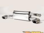 B&B  Turbo Muffler with Wastegate Pipe and 3inch Oval Tips Porsche 964 C2 | C4 89-94