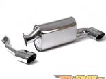 B&B  Turbo Muffler with Wastegate Pipe and 3inch Oval Tips Porsche 964 Turbo 3.6L 1994
