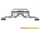 Fabspeed Maxflo Performance Exhaust System with Black Chrome Deluxe Quad Style Tips Ferrari 360 | 360CS 99-05