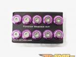 NRG Purple  Washer  with Color Matched M6 Bolts 