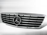 Решётка радиатора для Mercedes C-CLASS 01-05 Хром : Spec-D