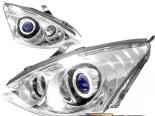    FORD FOCUS 00-03 Dual Halo Projector Chrome