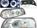    Ford Mustang 87-93 Halo Projector Chrome