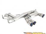 Megan Racing Axle Back Exhaust System with Dual Burnt Rolled Tips BMW M3 E46 01-06