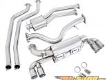 Megan Racing OE RS Series Catback Exhaust System with 3.5inch Quad Titanium Rolled Tips BMW 1 Series E82 1M 11-12