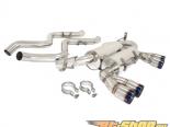 Megan Racing Axle Back Exhaust System with Dual 3inch Burnt Rolled Tips BMW M3 E90 08-11