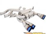 Megan Racing Axle Back Exhaust System with Quad Blue Burnt Tips BMW M3 E92 08-13
