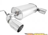 Megan Racing Axle Back Exhaust System with Dual 4inch Stainless Steel Rolled Tips BMW 3 Series F30 12-13