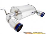 Megan Racing Axle Back Exhaust System with Dual 4inch Burnt Rolled Tips BMW 3 Series F30 12-13