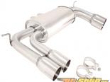 Megan Racing Axle Back Exhaust System with Quad 3.5inch Stainless Steel Tips BMW X6M 10-15