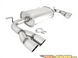 Megan Racing Axle Back Exhaust System with Quad 3inch Stainless Steel Tips Hyundai Genesis Coupe 10-15