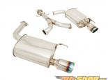 Megan Racing Axle Back Exhaust System with Dual 4inch Titanium Tips Lexus GS350 07-15