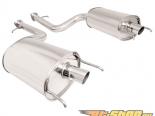 Megan Racing Axle Back Exhaust System with Dual 2.5inch Stainless Steel Tips Lexus LS460 07-15