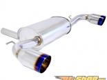 Megan Racing Axle Back Exhaust System with Dual 2.5inch Burnt Rolled Tips Mini Countryman 11-15