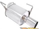 Megan Racing Axle Back Exhaust System with Single 4inch Stainless Tip and Silencer Subaru Legacy 10-15